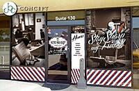 Barbershop Window Graphics